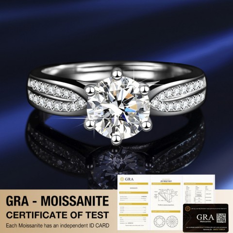 2 Carat Adjustable Ring