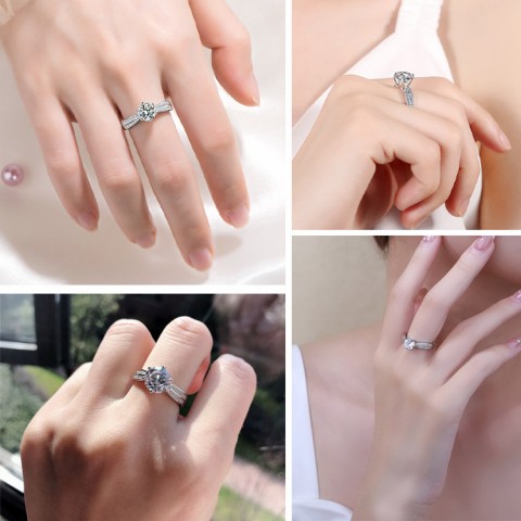 2 Carat Adjustable Ring