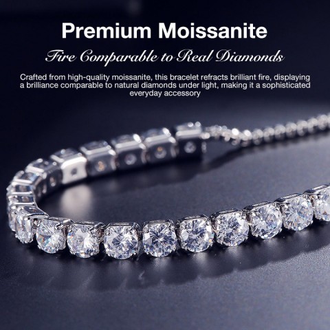 Adjustable 4mm Tennis Bracelet