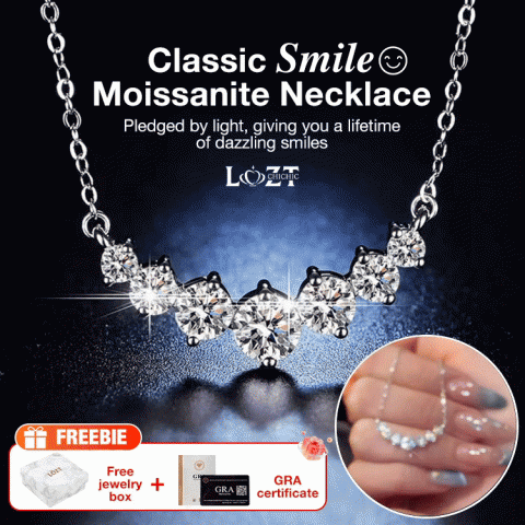Classic Smile Moissanite Necklace