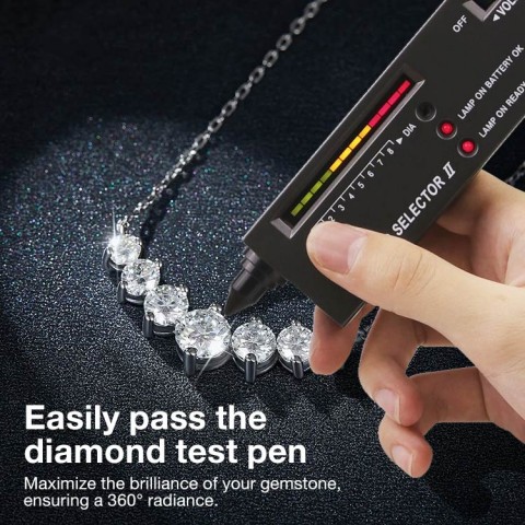 Classic Smile Moissanite Necklace