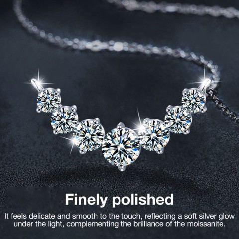 Classic Smile Moissanite Necklace