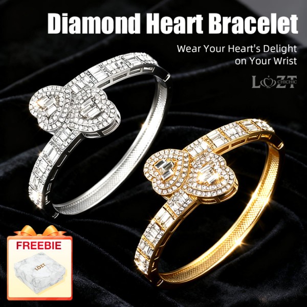 Diamond Heart Bracelet
