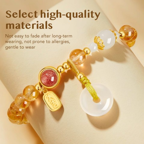 Natural Citrine Bracelet