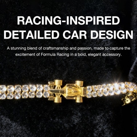 Formula Racing Double Row Bracelet