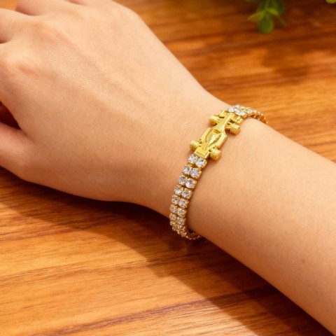 Formula Racing Double Row Bracelet