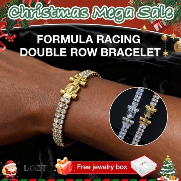 Formula Racing Double Row Bracelet