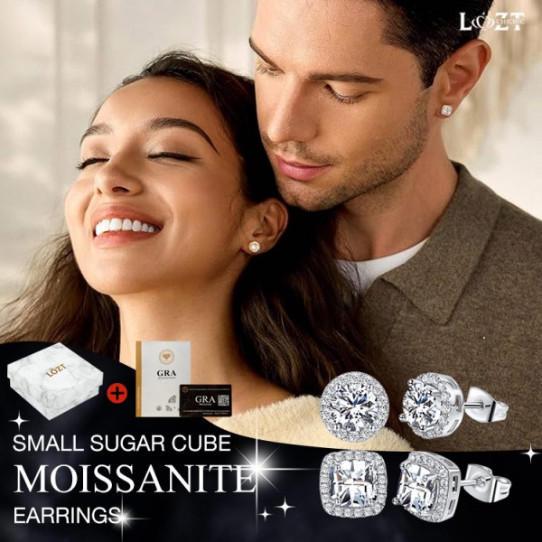 Small sugar cube earrings