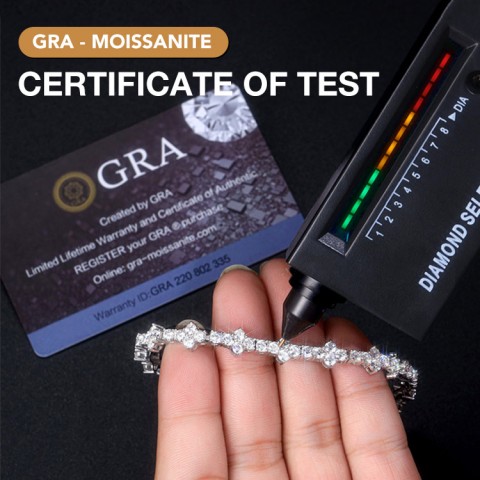 Starburst Iced  MoissaniteTennis Bracelet