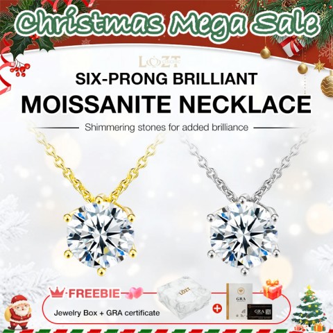 Six-Prong Brilliant Necklace