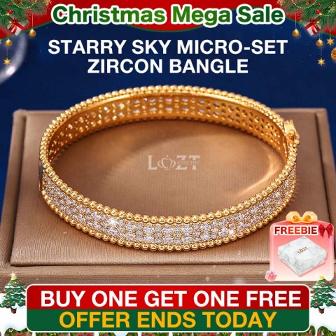 Starry Sky Micro-set Zircon Bangle