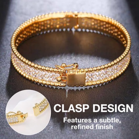 Starry Sky Micro-set Zircon Bangle