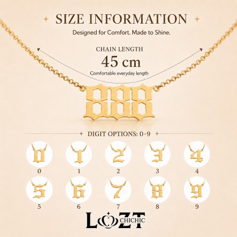Angel Lucky Number Necklace