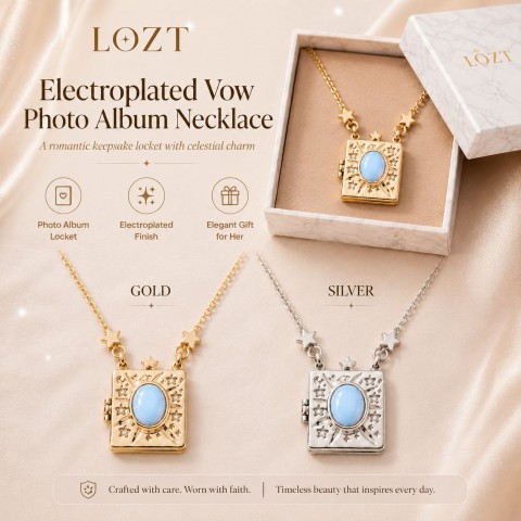 Vows Album Necklace