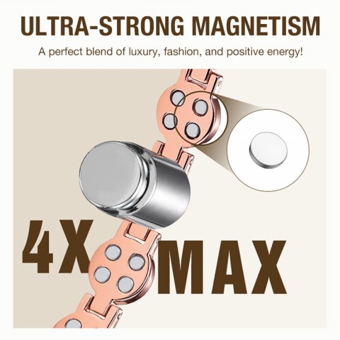 Full Diamond Pure Copper Bracelets