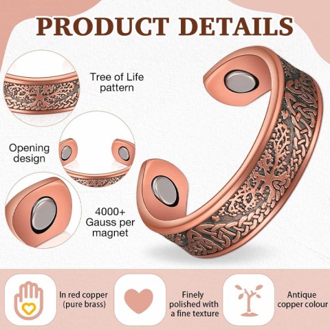 Magnetic Bracelet and Ring set
