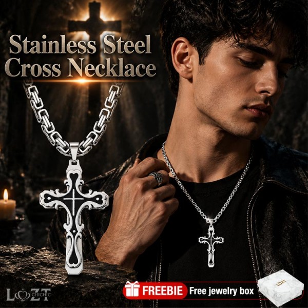 Stainless Steel Cross Necklace