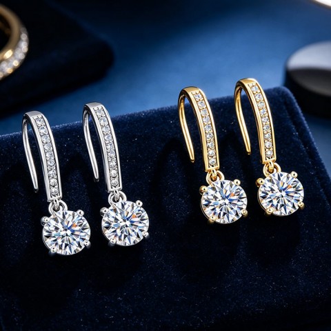 2-Carat Bullhead Pendant Necklace Set