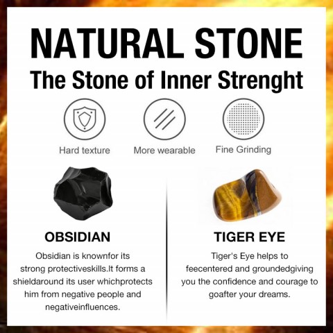 Obsidian Tiger Eye Necklace