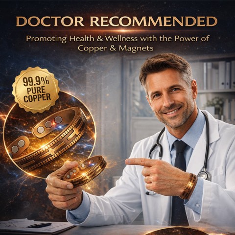 Pure Copper solid red copper ring and bracelet SET