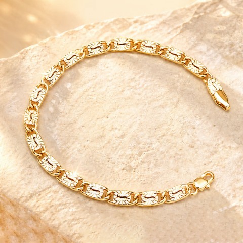 Pieced Square Bracelet