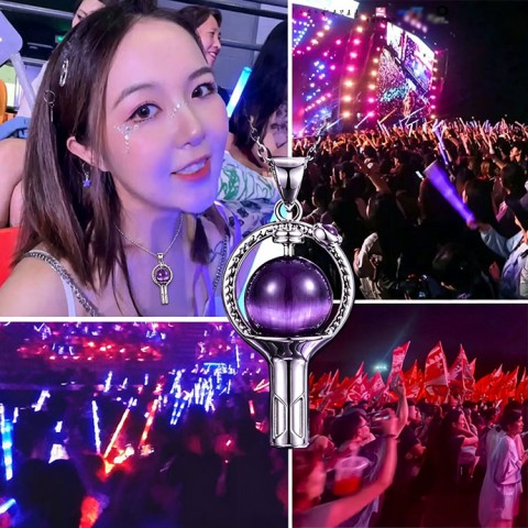Army Light Stick Pendant Necklace