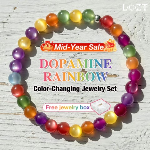 Dopamine Rainbow Color-Changing Jewelry Set