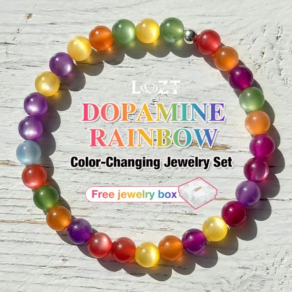 Dopamine Rainbow Color-Changing Jewelry Set