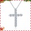 Moissanite Cross Necklace 
