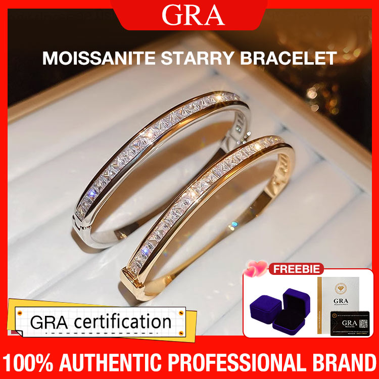 Kadayawan Festival Promo - Second one only ₱699 - Luxury Moissanite Starry Bracelet - Free gift box. GRA certified	