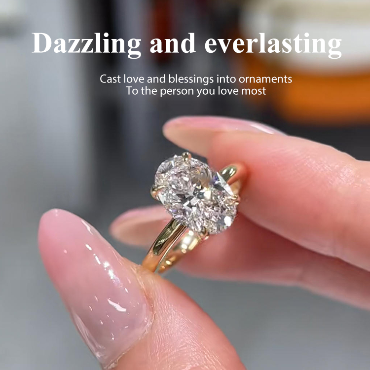 Halloween Sale - Moissanite Stacking Geometric Ring - GRA certified - Comes with a custom jewelry box