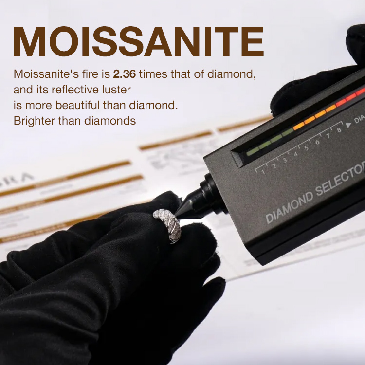 Easter promotion -Hoop Moissanite Shine Earrings - Comes with a custom jewelry box