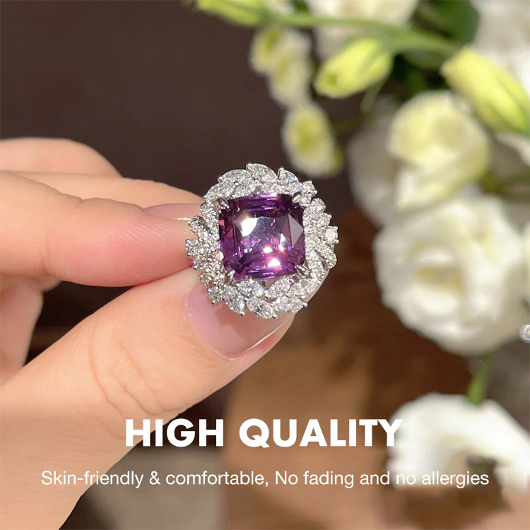 11.11 Promotion - second one only ₱699- Your lucky  Violet diamond ring - Free gift box