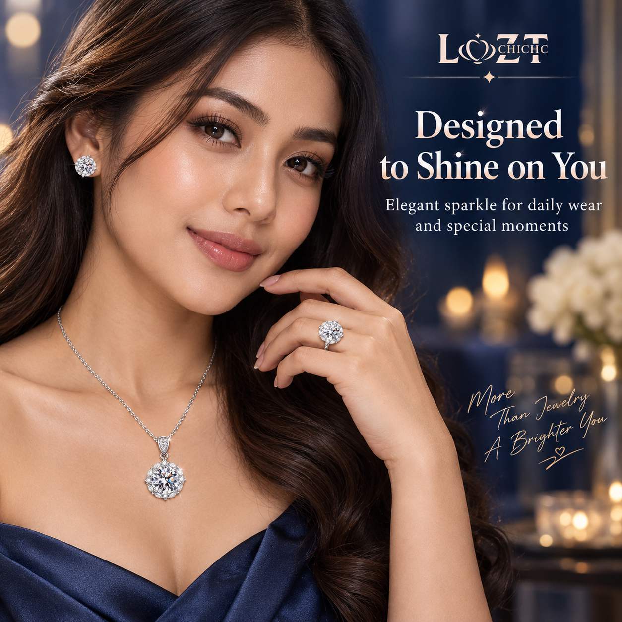Ber Months Sale Second Piece Only ₱699 with Free Gift Box - 5 caratmoissanite jewelry Set-Elevate your everyday elegance with GRA certified timeless sparkle