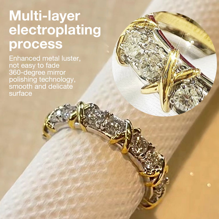 Kadayawan Festival Promotion Second - 200p get Ring - Luxury Cross Moissanite Jewelry Bracelet - GRA certificate free gift box